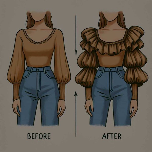 Comment les manches bouffantes peuvent-elles transformer instantanément votre look ?